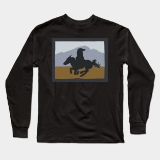 Mongolian on Horseback Long Sleeve T-Shirt